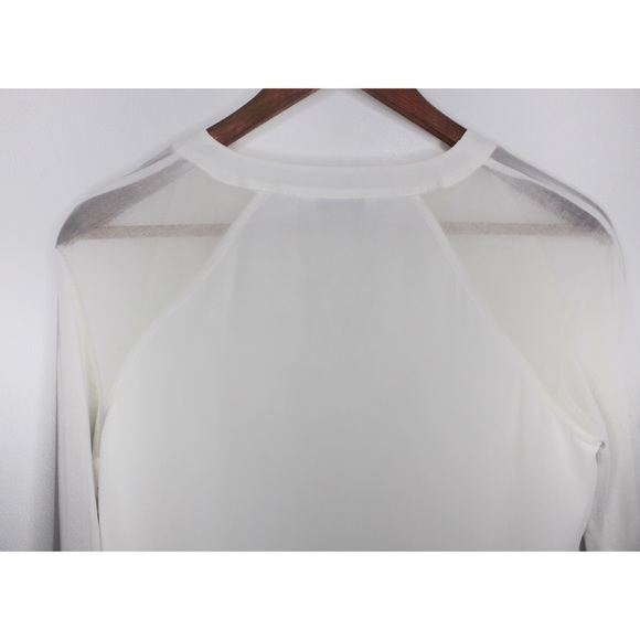 CAbi 118 Allure Sheer Sleeve Blouse Xs Preowned - Picture 7 of 9
